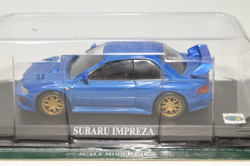 B69 1:43 ALTAYA ATLAS IXO SUBARU IMPREZA MET. BLUE MIB - Immagine 3 di 4