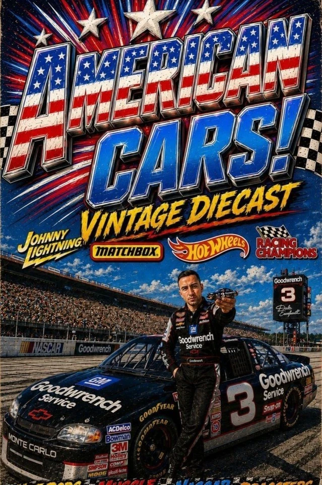 🔥American Diecast!🔥NASCAR, Hot Rod, Muscle Cars, Dragsters! 1980s-2000s