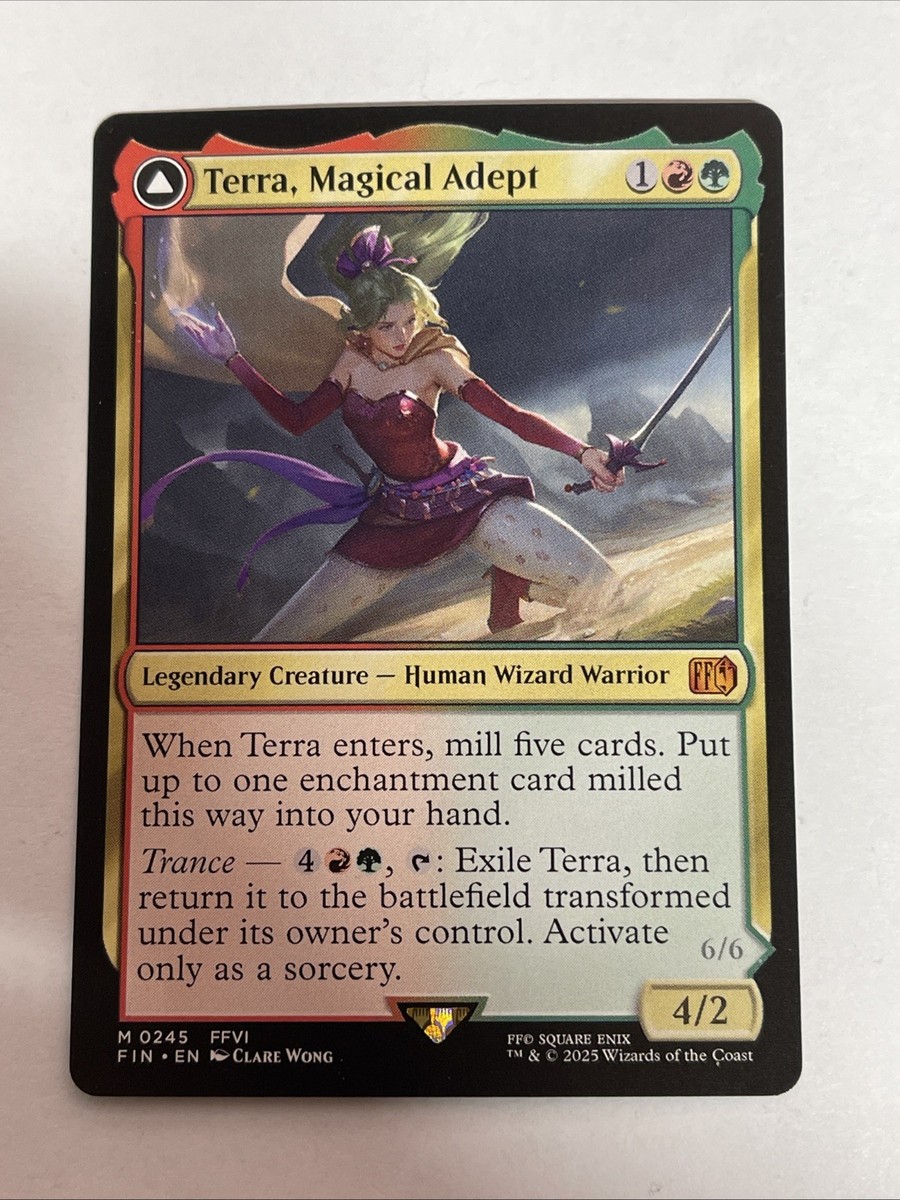 MTG Terra, Magical Adept Final Fantasy #0245 Mythic | eBay