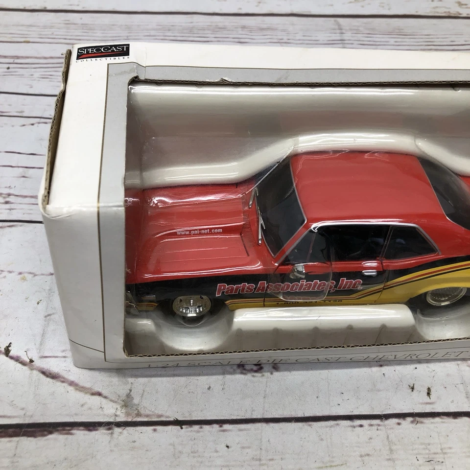 "Parts Associates, Inc." Chevy Nova SS Pro-Street BY SPEC CAST 1:24 Scale New - Image 2 of 4