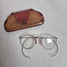 VTG 1950s Ful Vue Eyeglassss AO 23 W/ Leather Case - American Optical Glasses