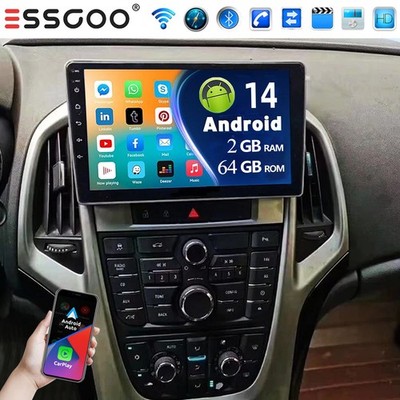 2+64G Carplay Für Opel Astra J 2009-2014 Buick Excelle Android 14 Autoradio Navi