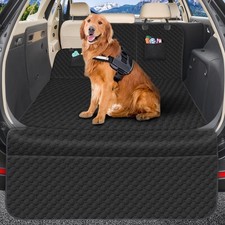 Mancro SUV Cargo Liner for Dogs, Water-Resistant Large 84  L x 54  W , Black