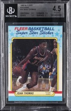 1988-89 FLEER STICKERS #10 ISIAH THOMAS BGS 4.5