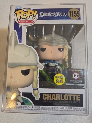 Funko Pop! Animation: Black Clover - Charlotte GITD CC Exclusive w/Pop Protector