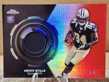 2013 Topps Chrome Rookie Relics Kenny Stills RC Patch Red /5 SSP