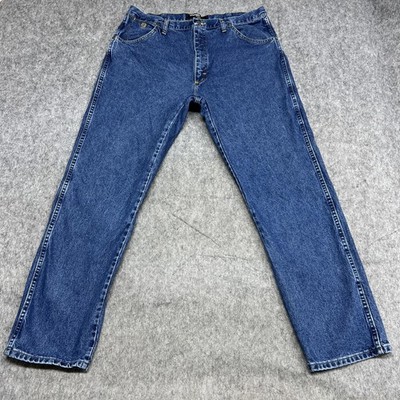 Wrangler George Strait Jeans Mens 40x34 Denim Relaxed Cowboy Western Fit39x33.5