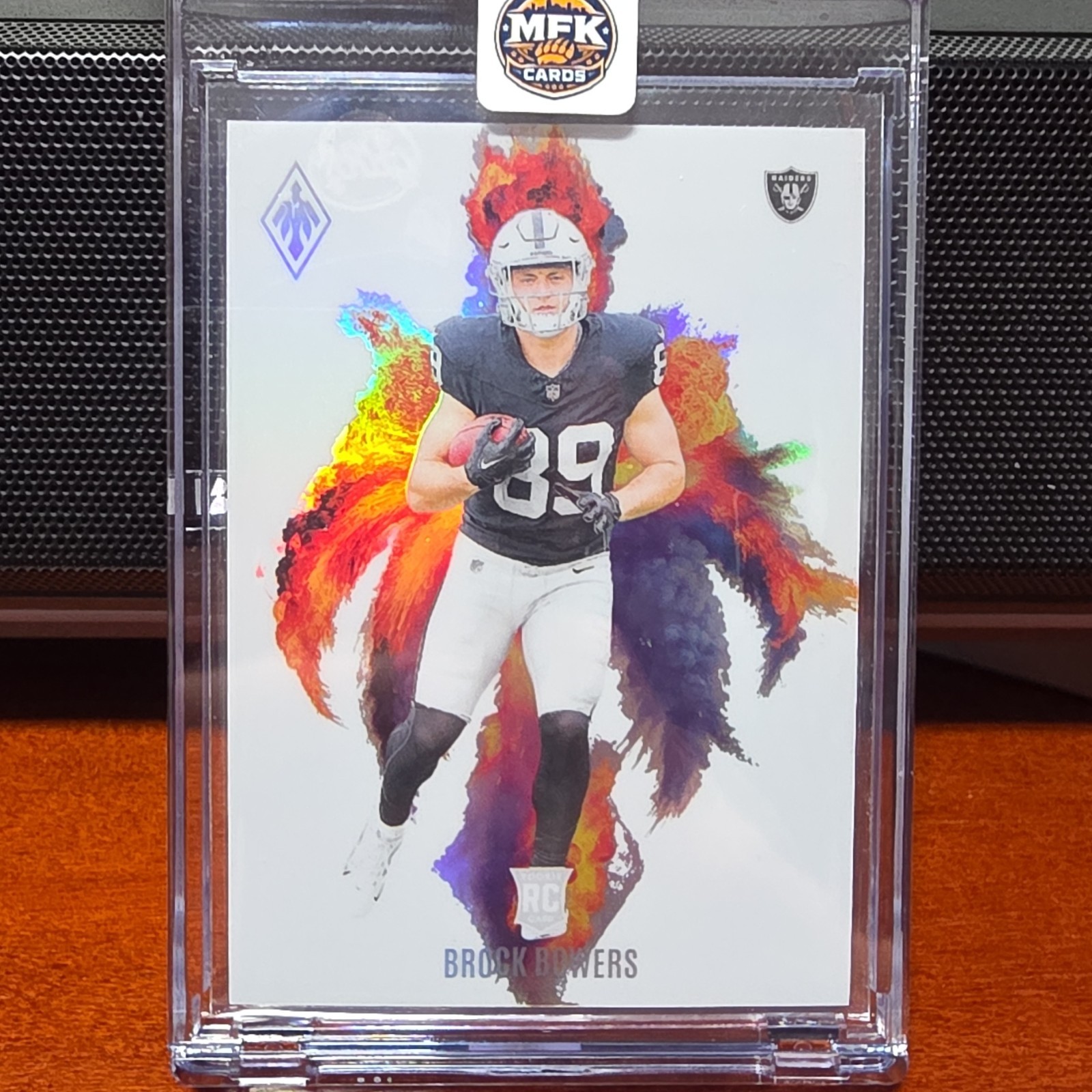 2024 Panini Phoenix - Color Blast Brock Bowers #CB-BBS (RC)