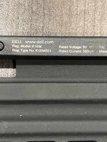 Genuine Dell Latitude 5285 5290 2-in-1 Tablet Travel Keyboard K16M - Picture 2 of 3