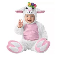 Lovable Lamb Infant Costume Spirit Halloween Baby White Sheep 12-18 Months