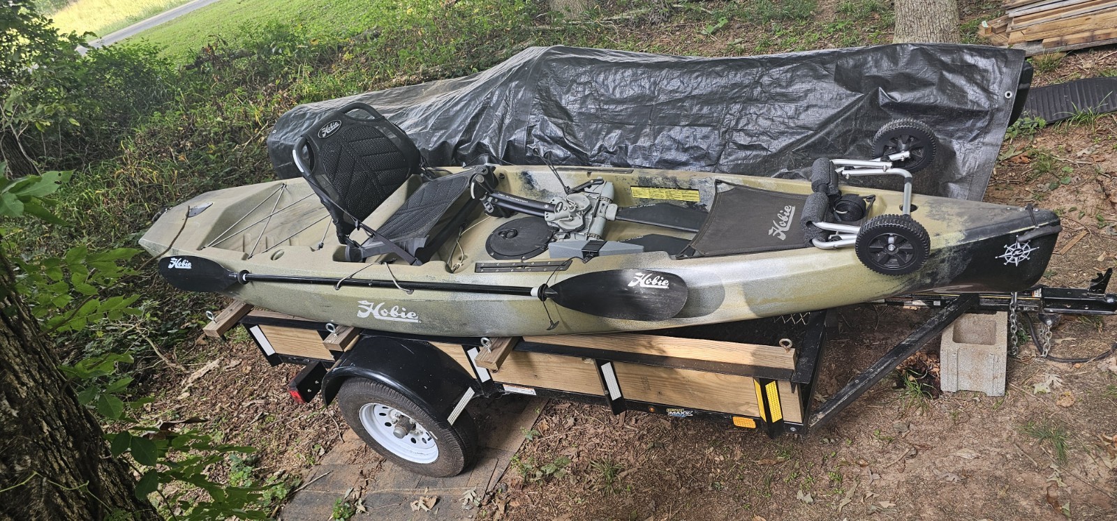 REDUCED!! Hobie Compass Mirage 180 Kick-Up Turbo With Pedal 