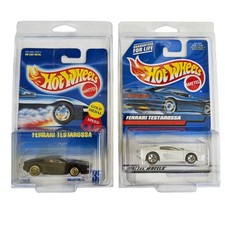Hot Wheels Ferrari Testarossa Lot Gold Medal Black White Vintage 90s Cards