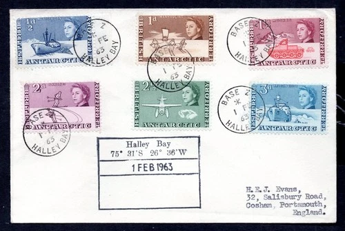 British Antarctic Territory - 1963 Definitives Halley Bay First Day Cover