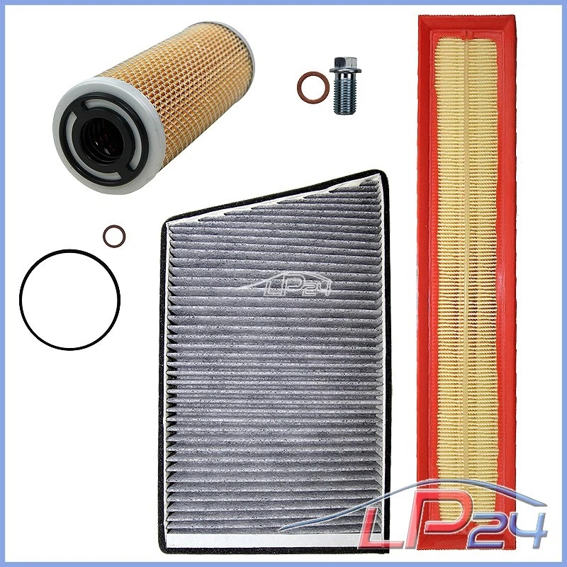 KIT DE FILTRE À HUILE AIR HABITACLE POLLEN "A" POUR MERCEDES BENZ CLASSE C W203 - Photo 2/4
