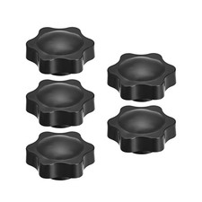 Clamping Handle Grip Screw Knobs Hand Grips M10 Threaded Star-Shape 5pcs
