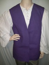 Renaissance / Pirate Child's Vest Size 11/12 Various Colors