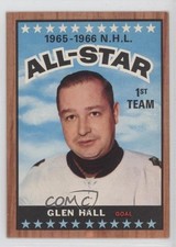 1966-67 Topps Glenn Hall #126 HOF wy5