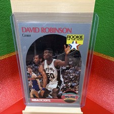NBA Hoops 1990-91 David Robinson #270 Rookie of the Year San Antonio Spurs Card. rookie card picture