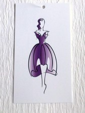 600 CUTE HANDBAGS TAGS RETAIL TAGS WITH 600 PLASTIC LOOP LOCKS