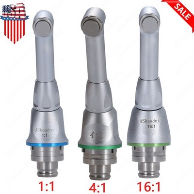 Dental 1:1 4:1 16:1 Contra Angle Head For Endo Motor/Polishing Motor Handpiece