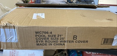 Blue Wave Bronze 8-Year 21-ft Round Above Ground Pool Winter Cover