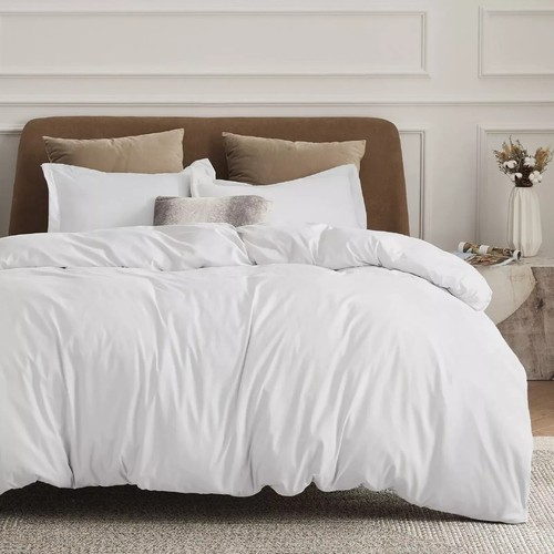 100% EGYPTIAN COTTON DUVET COVER SET BEDDING SETS SINGLE DOUBLE KING SIZE UK - Picture 11 of 47