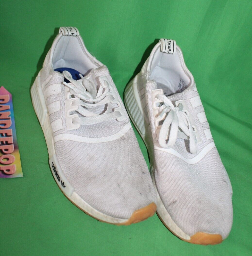 Adidas Prime Blue Originals 3 Stripe Cloud White Sneakers Size