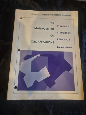The Management Of Organisations: Startégie, Structure, Comportement Hauteur