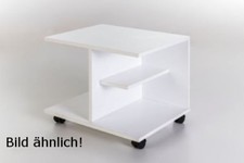 Julia Vielzweckrolli Silber Beistelltisch Rollregal Tisch Rolltisch Nachttisch