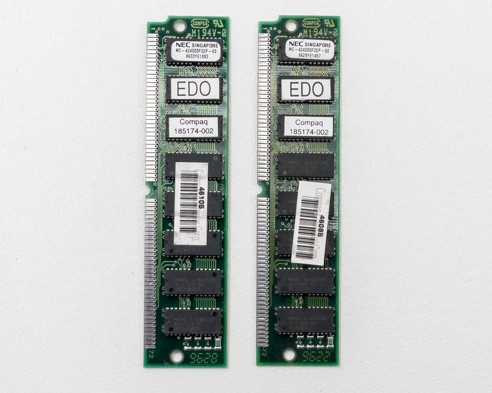Compaq 185174-002 32MB-Qty 2 16MB 4x32 EDO 72-Pin SIMMs-Spares P/N so Varied MFG - Image 3 of 4