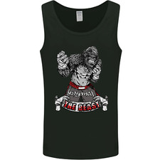 Muay Thai The Beast MMA Mixed Martial Arts Mens Vest Tank Top