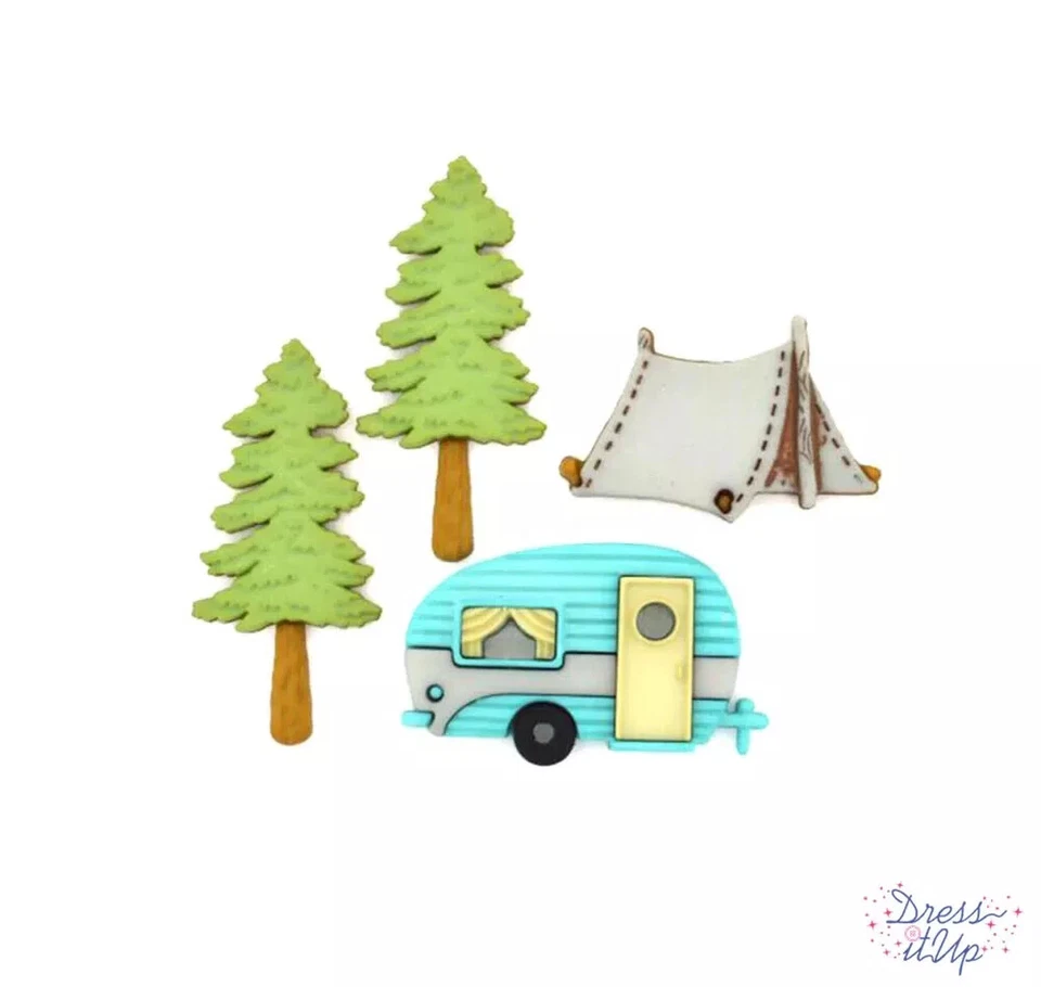 All different Styles-FUN!! ~Jesse James Dress It Up /Button Embellishment - Image 3 of 4