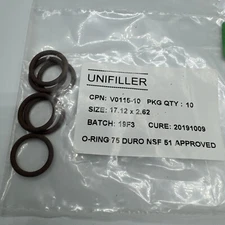 Unifiller V0115 - 6 Pack O-RING FOOD SERVICE 6PK