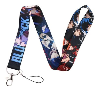 Pinstant Blue Lock BlueLock Anime Manga 17.7'' Neck Lanyard Keychain Holder ID...
