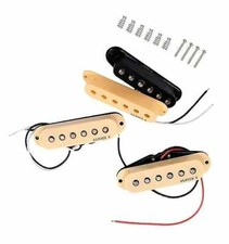 set of hot alnico 5 single coil pickup set for Strats cream color