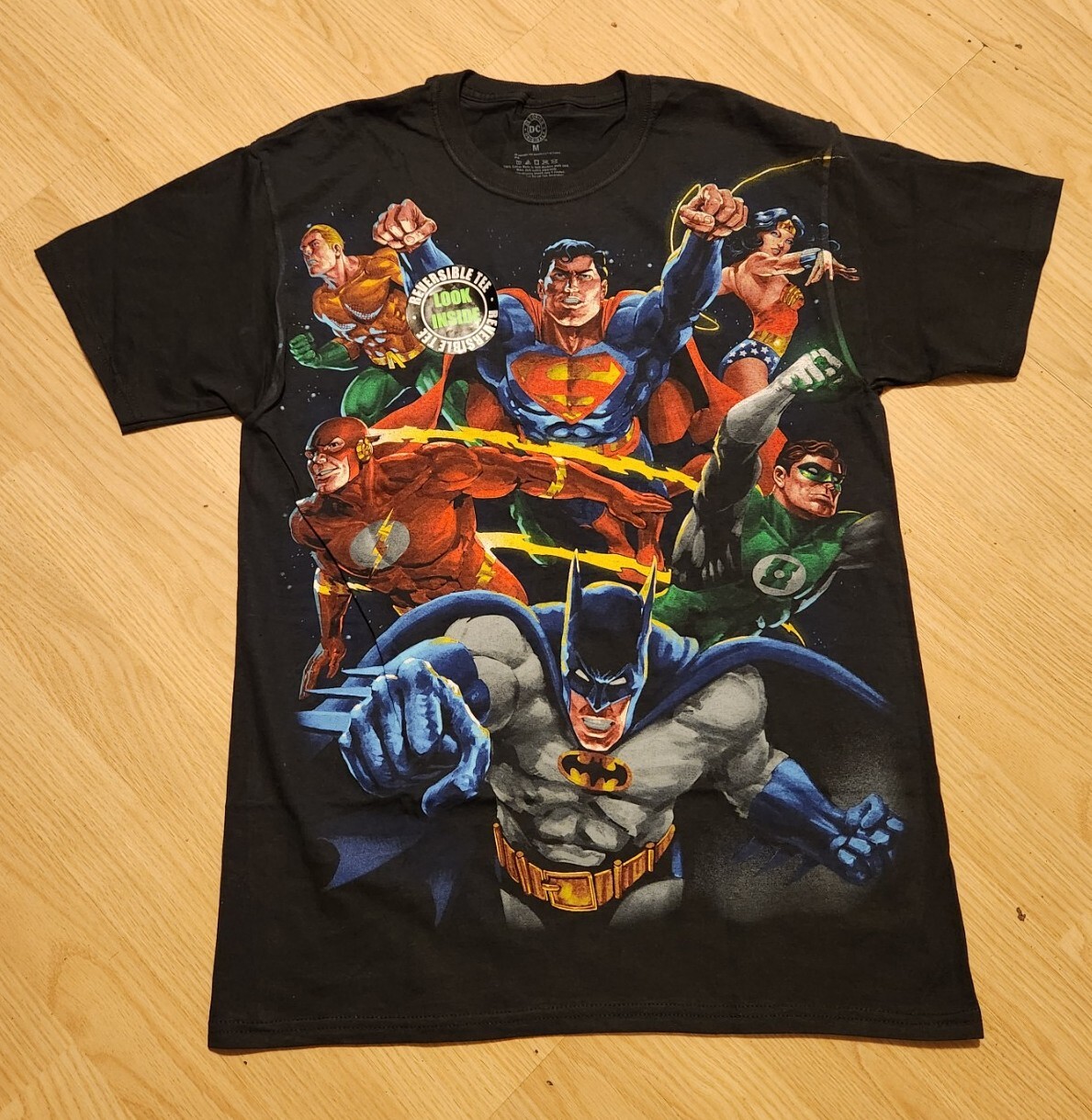 ALTRA T shirt originale Dc Comics su entrambi i lati della