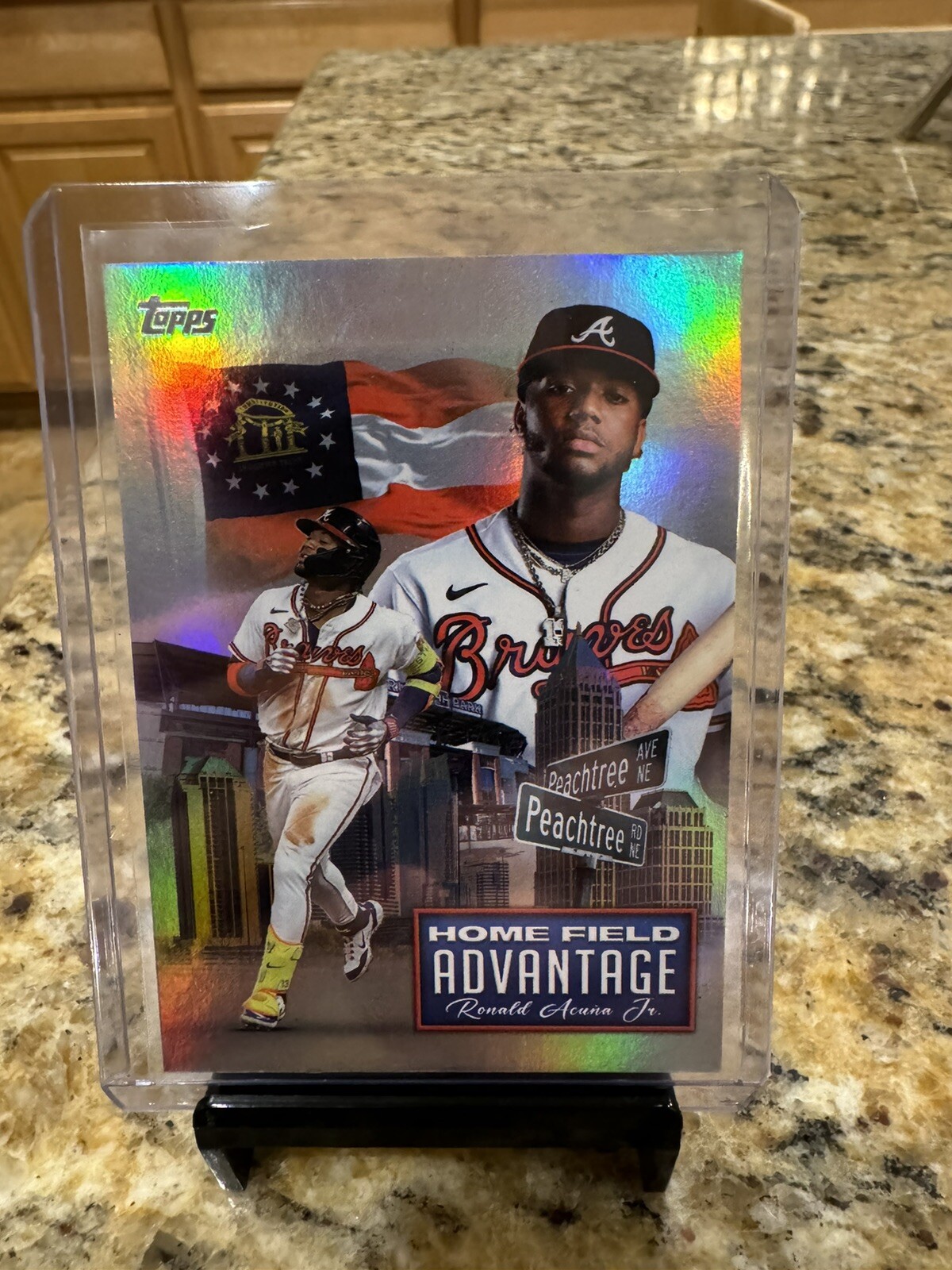 Ronald Acuna Jr. 2024 Topps #HFA-11 Home Field Advantage /(SSP