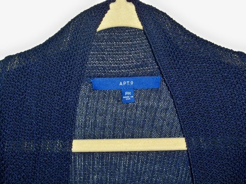 APT 9 -- Womens PM - Open Cardigan Sweater - Navy/Red/Beige/Maroon -- YOU CHOOSE - Picture 7 of 13