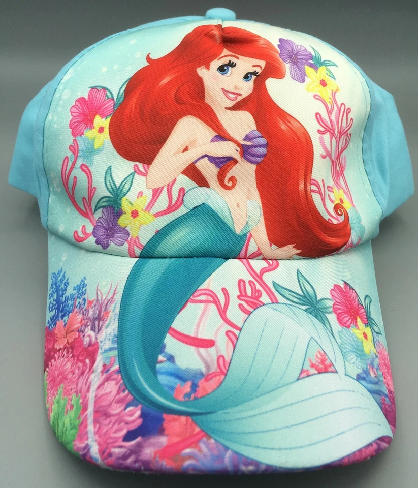 Disney Princess Kinder Cap / Kappe - Ariel die Meerjungfrau - 52 cm oder 54 cm