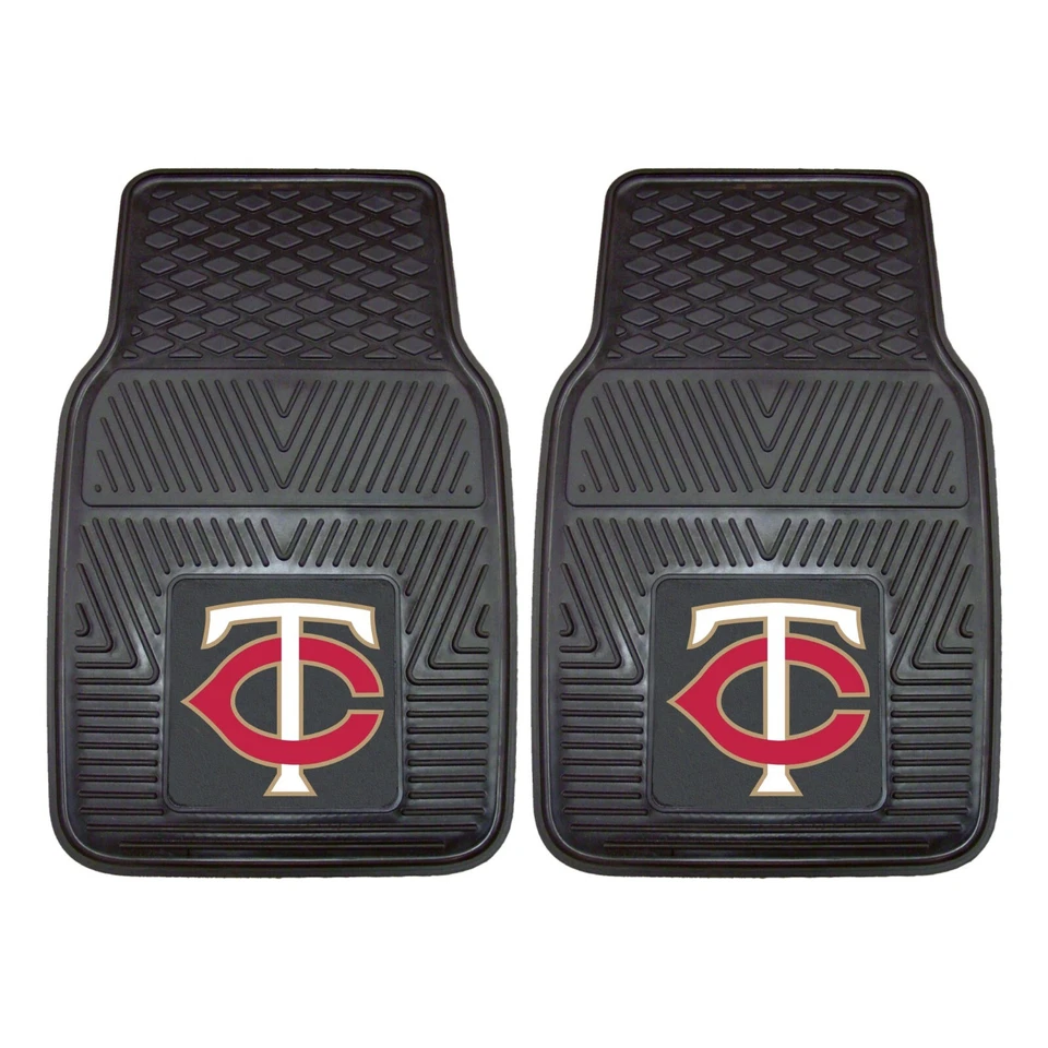 Alfombrillas Minnesota Twins de alta resistencia para autos camiones - Juego de 4 piezas (delanteras y traseras) Foto 2 de 4