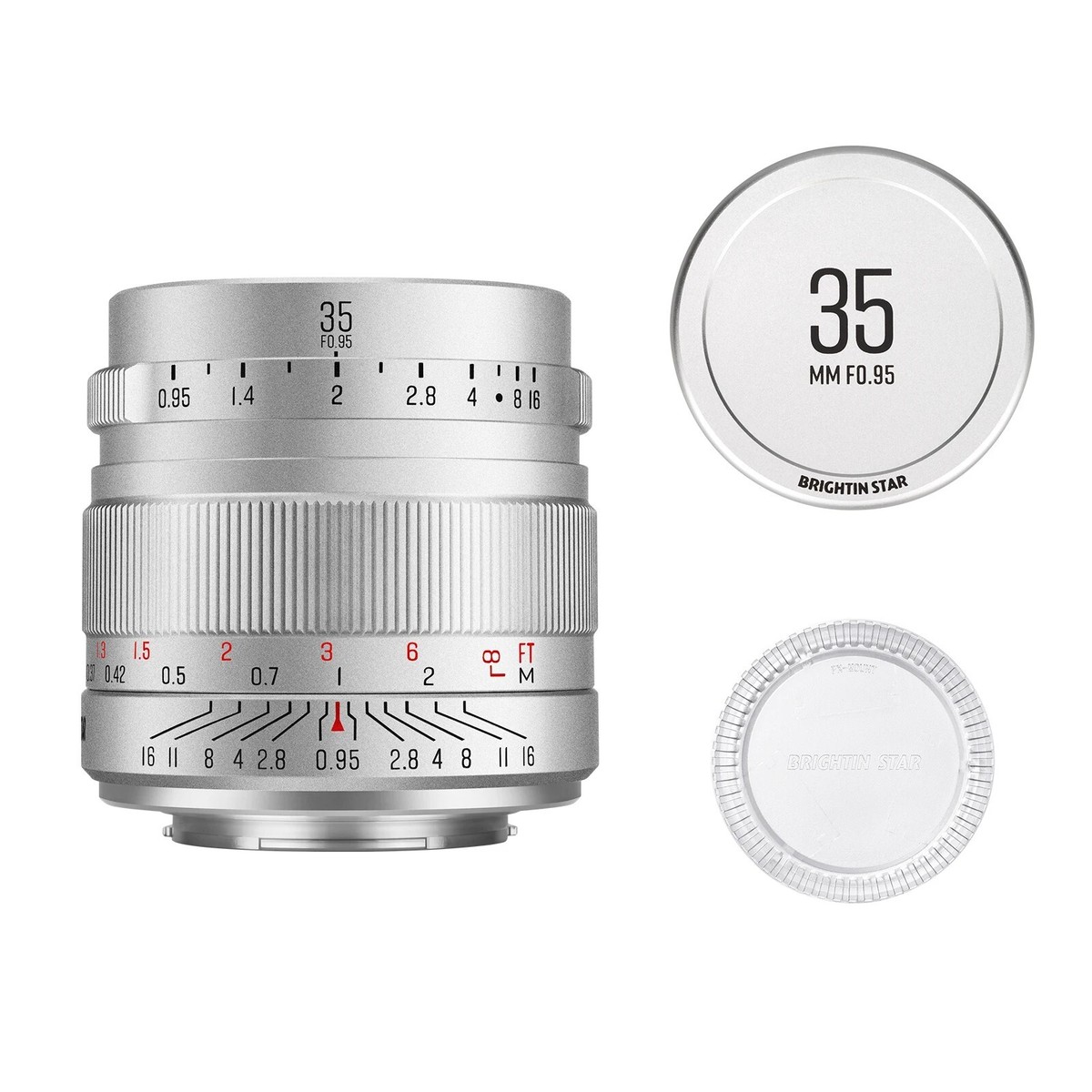 Brightin Star 35mm F0.95 APS-C Lens for Sony E Nikon Z Fuji X
