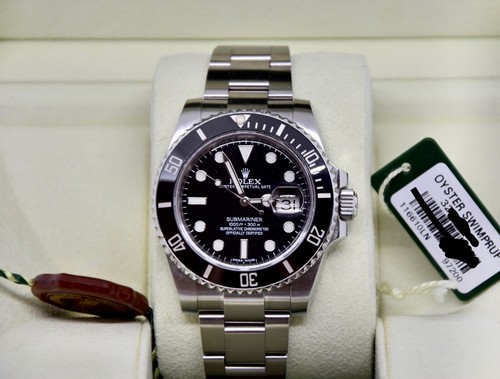 Rolex Submariner Date BOX PAPIERE FULL SET LC100 Rolex Garantie Ref 116610LN