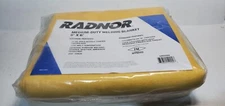 RADNOR medium Duty Welding blanket 6'X6'  Heavy Duty 1000° Melt Temperature.