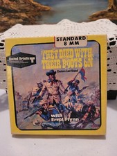 Vintage They Died with Their Boots On Standard 8mm Film Errol Flynn