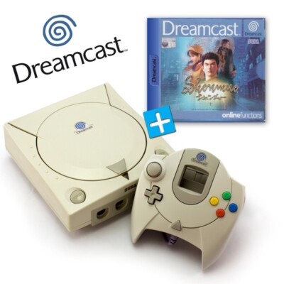 SEGA Dreamcast - Konsole + Shenmue + Original Controller + Zub.