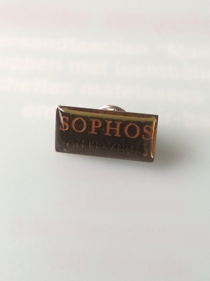 Vintage Sophos Anti-Virus Anstecknadel