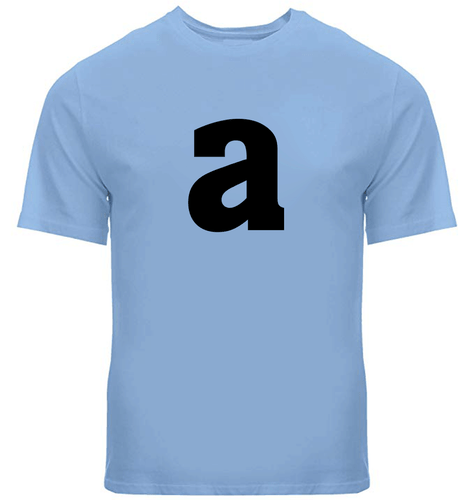 Buchstabe A Alphabet Unisex Herren Damen Tee T-Shirt cool Geschenk Shirts Freizeit Gr. S ~ 3XL - Bild 13 von 32