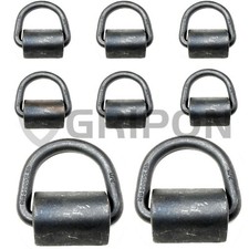 Gripon 8x 3/8" D Ring 5000lbs Weld On ATV Flatbed Trailer Truck Tie Down Anchor