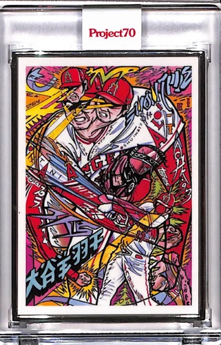 2021 TOPPS PROJECT 70 #778 SHOHEI OHTANI BY JK5 P70 AP SILVER FRAME 02/51