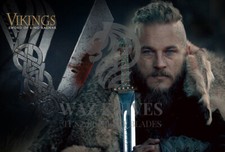 Handmade Medieval Sword of King Ragnar Lothbrok From Vikings Replica Sword